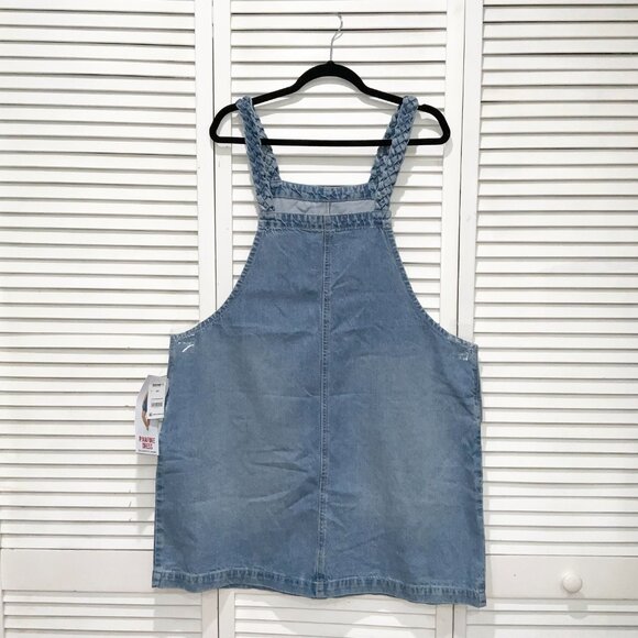 Celebrity Pink Denim Pinafore Overall Dress Size XXL - Picture 3 of 4